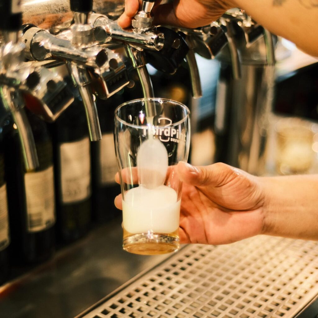 third pint tap pour